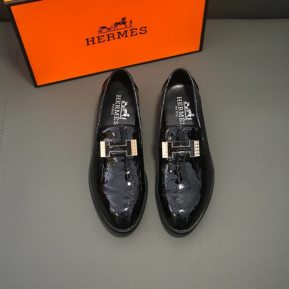 Premium Hermes Laufschuhe Lederschuhe Freizeitschuhe aus Leder neueste modische Lederschuhe Herms sind