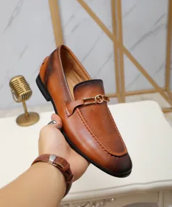 Luxus Gucci Lederschuhe Freizeitschuhe aus Leder Aktuelle Preise neueste Freizeitschuhe Leder