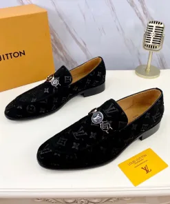 Luxus Louis Vuitton Lederschuhe Preis LOUIS VUITTON Lederschuhe Hochwertige