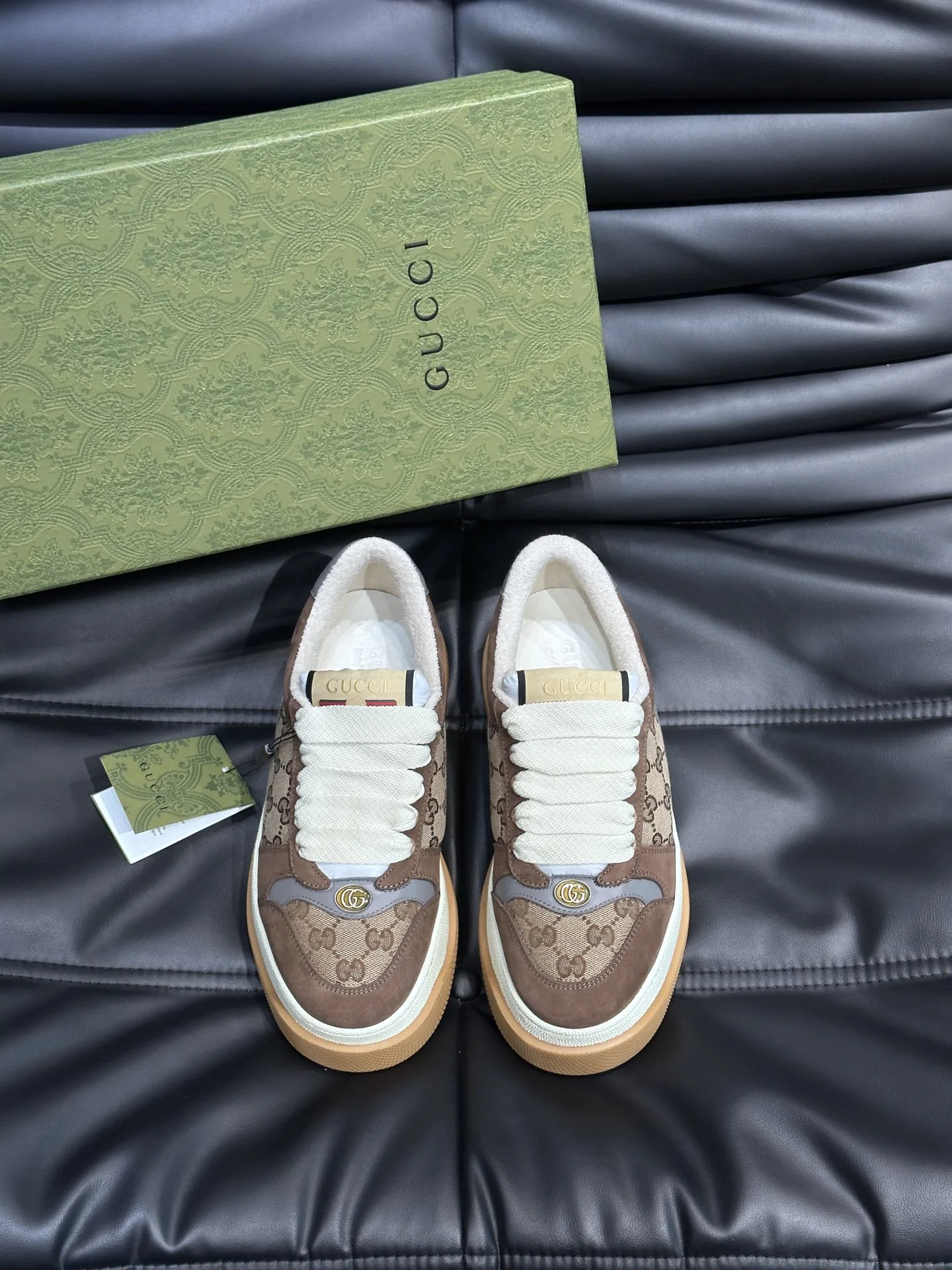 Hochwertige Gucci Klassische Sneaker Screener Kollektion Inspiriert klassische Sneakern