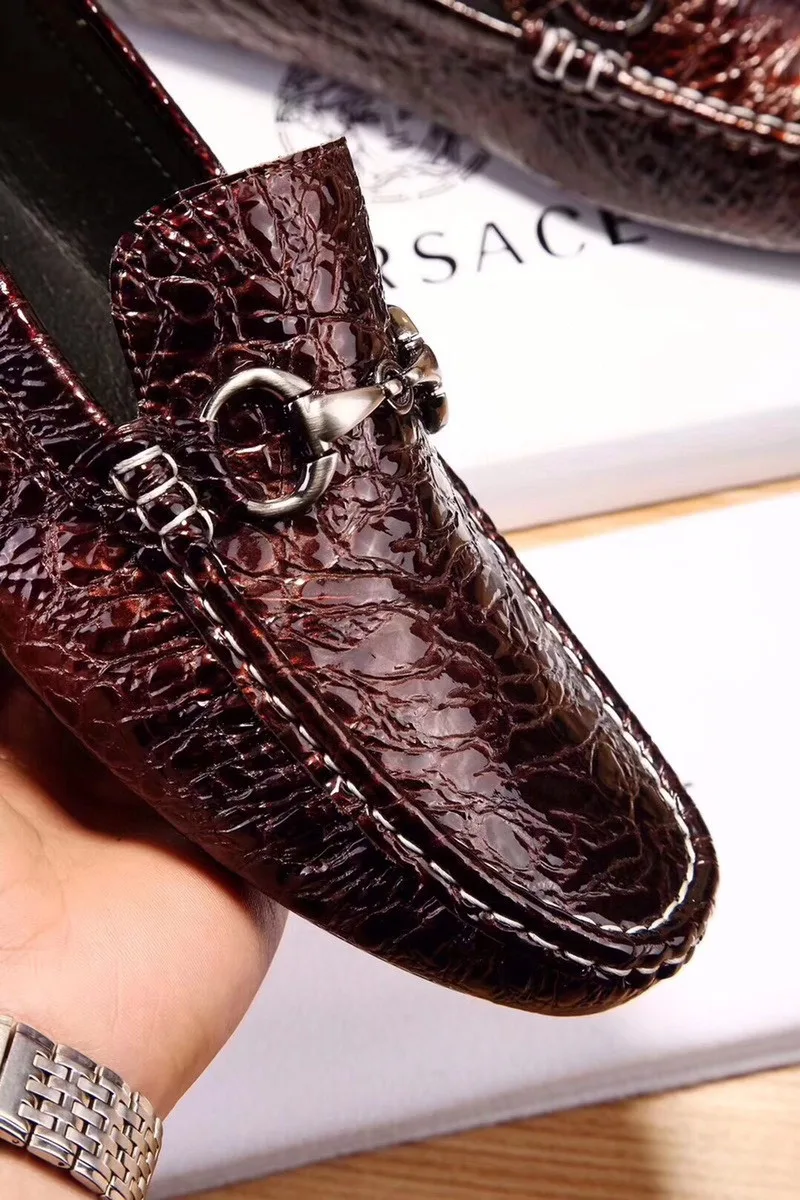 Premium Versace Loafer Offizieller Versace Flagship Hochwertige vielseitige