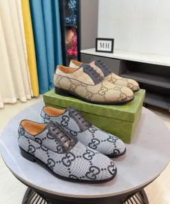 Premium Gucci Lederschuhe Einzigartiger Verkörpert angesagtesten Style neuen