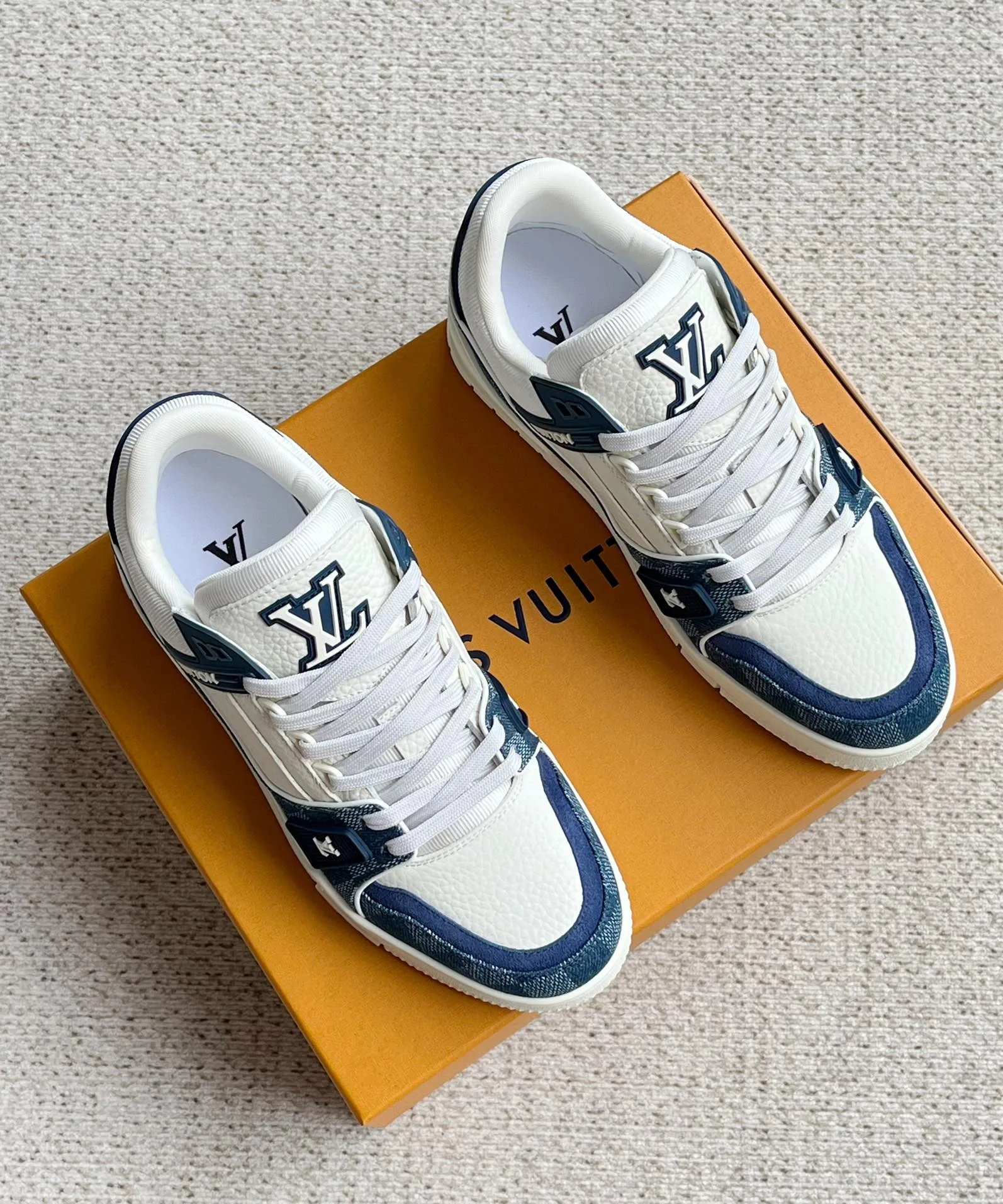 Luxus Louis Vuitton Basketballschuhe Lederschuhe Louis Vuitton Tyler Kollaboration präsentiert