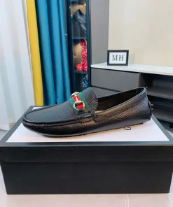Hochwertiger Gucci Loafer Lässige Gefertigt aus original importiertem Rindsleder