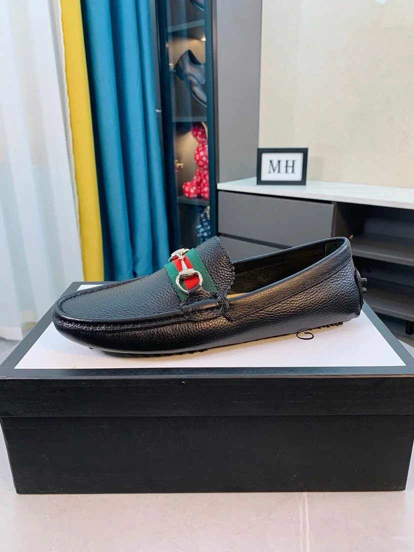 Hochwertiger Gucci Loafer Lässige Gefertigt aus original importiertem Rindsleder