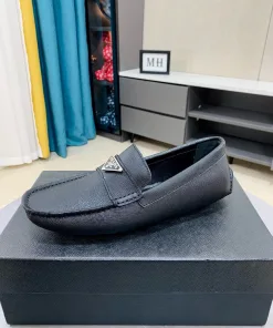 Luxus Prada Loafer Lässige Slipper Hineinschlüpfen