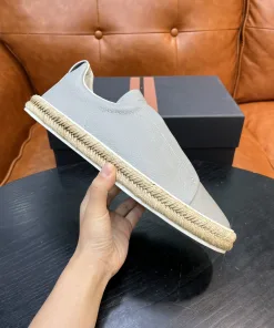 Hochwertige Zegna Ultraleichte Schuhe Ermenegildo Zegna Trile Stitch sind