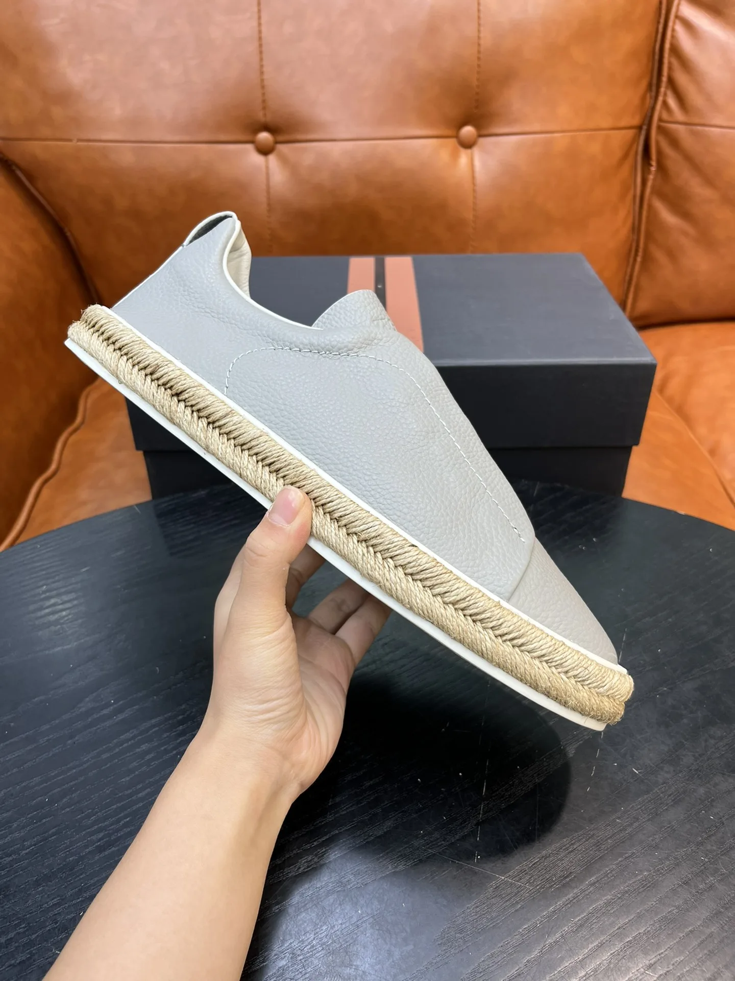 Hochwertige Zegna Ultraleichte Schuhe Ermenegildo Zegna Trile Stitch sind