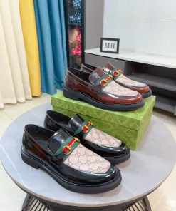 Luxus Gucci Herrenlederschuhe Lederschuhe Lederschuhe Originalqualität