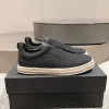 Hochwertige Zegna Freizeitschuhe Lederschuhe Trile Stitch eleganter Freizeitschuh ikonischen