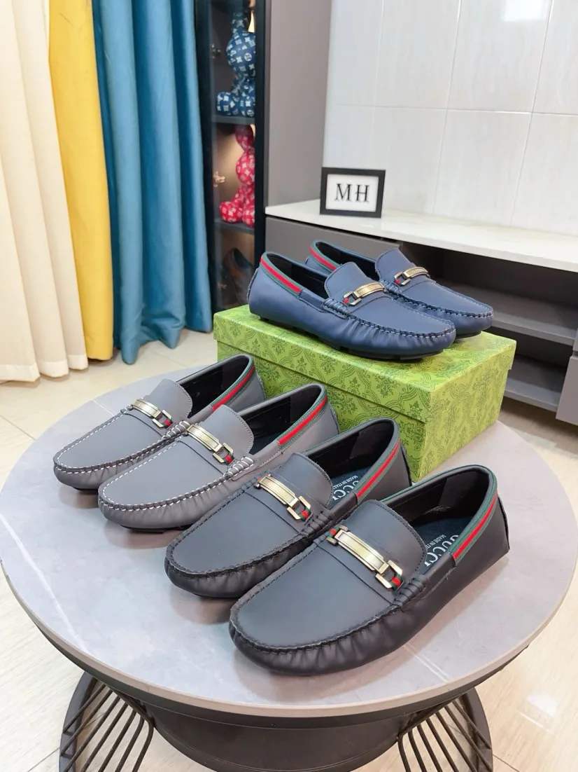 Luxus-Gucci-Loafer britischen Modestils