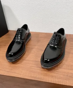 Premium Prada OxfordSchuhe Lederschuhe gepolsterte Schuhe Freizeitschuhe aus Leder Artikelnummer Prada Leder Luftpolsterung Diese