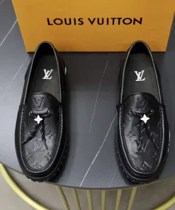 Luxus Louis Vuitton Lederschuhe BusinessLederschuhe Hochwertige Originalrepliken LOUIS VUITTON Original