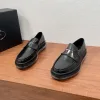 Luxus Prada Slipper Lederschuhe Freizeitschuhe aus Leder Artikelnummer Prada Classic Leder Luftpolsterung