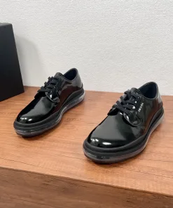 Luxus Prada Lederschuhe Freizeitschuhe aus Leder Artikelnummer Prada Classic Leder Hergestellt