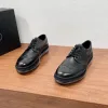 Luxus Prada Lederschuhe Freizeitschuhe aus Leder Artikelnummer Prada Classic Leder Gefertigt