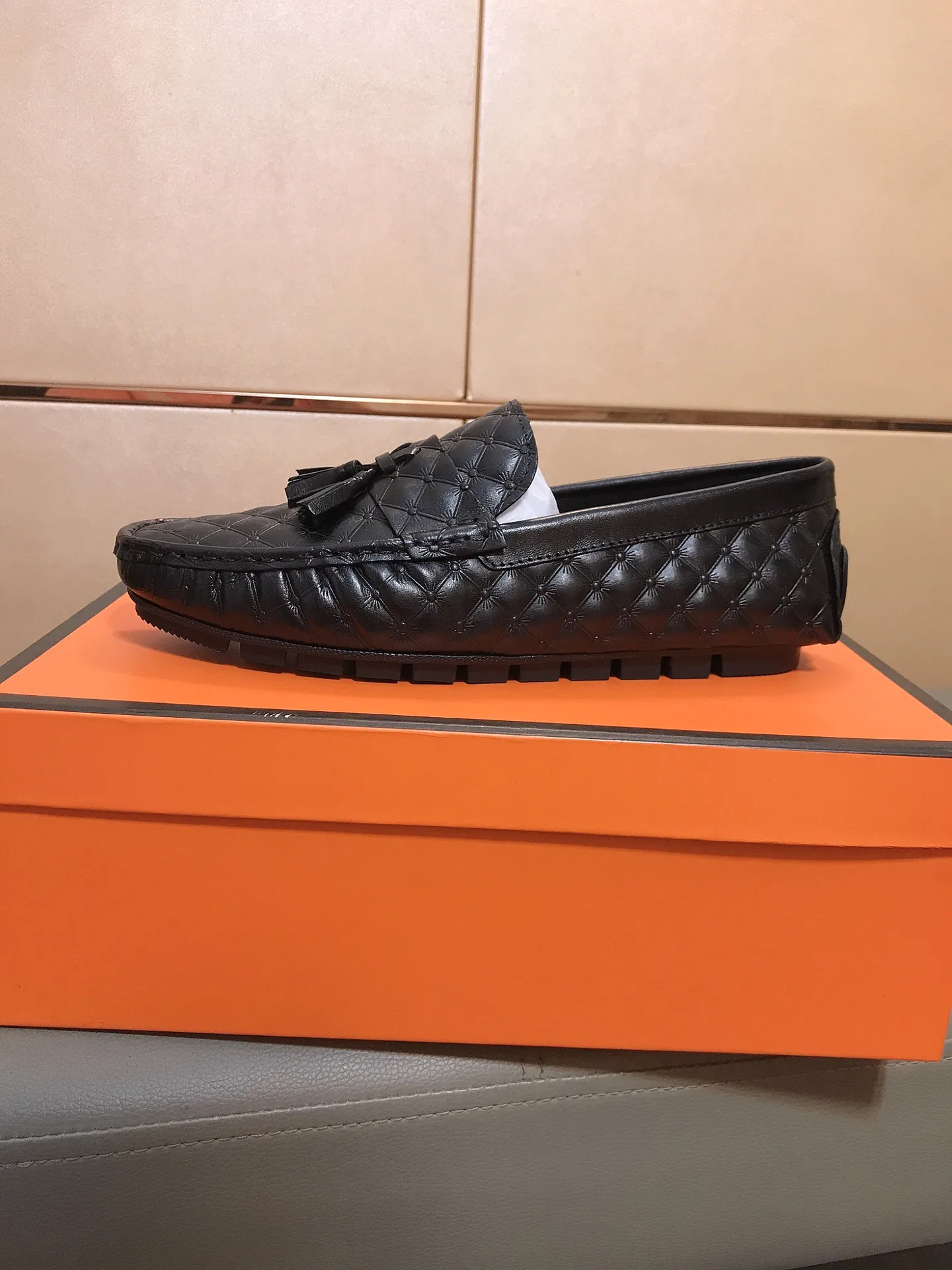Hochwertiger Louis Vuitton Loafer Lässige Loafer