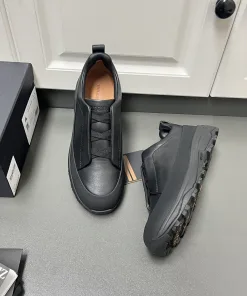 Luxus Zegna Lederschuhe ZEGNA Herrenschuh Dreifachnaht MONTE Inspiriert