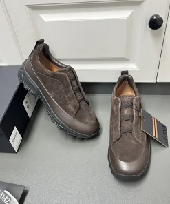 Luxus Zegna Lederschuhe ZEGNA Herrenschuh Dreifachnaht MONTE Inspiriert