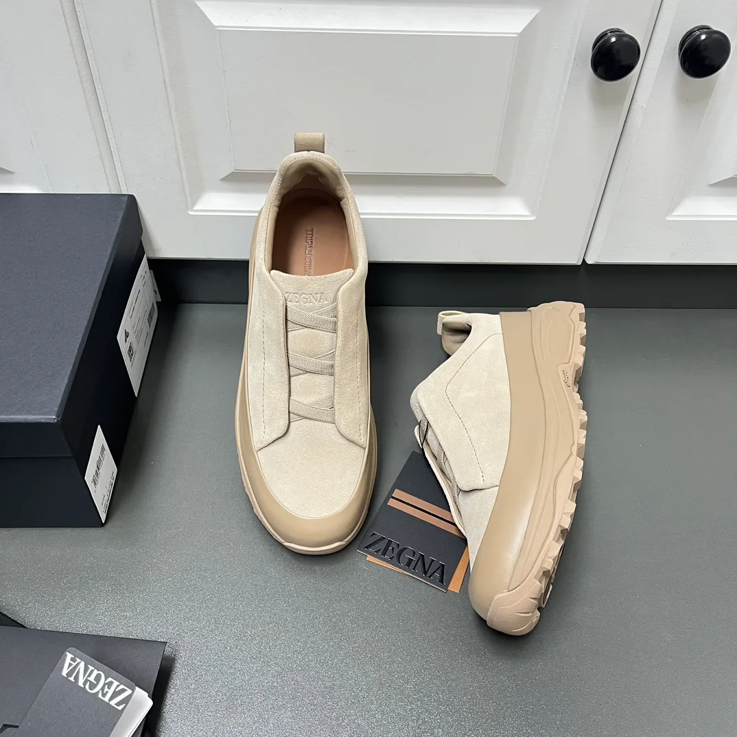 Luxus Zegna Lederschuhe ZEGNA Herrenschuh Dreifachnaht MONTE Inspiriert