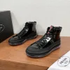 Luxus Prada Lederschuhe Artikelnummer Prada Herren Cushion Schnürsneaker