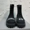 Hochwertige Balenciaga Arbeitsstiefel Herrenstiefel originalgetreue Nachbildung originalgetreue geprägtes Logo