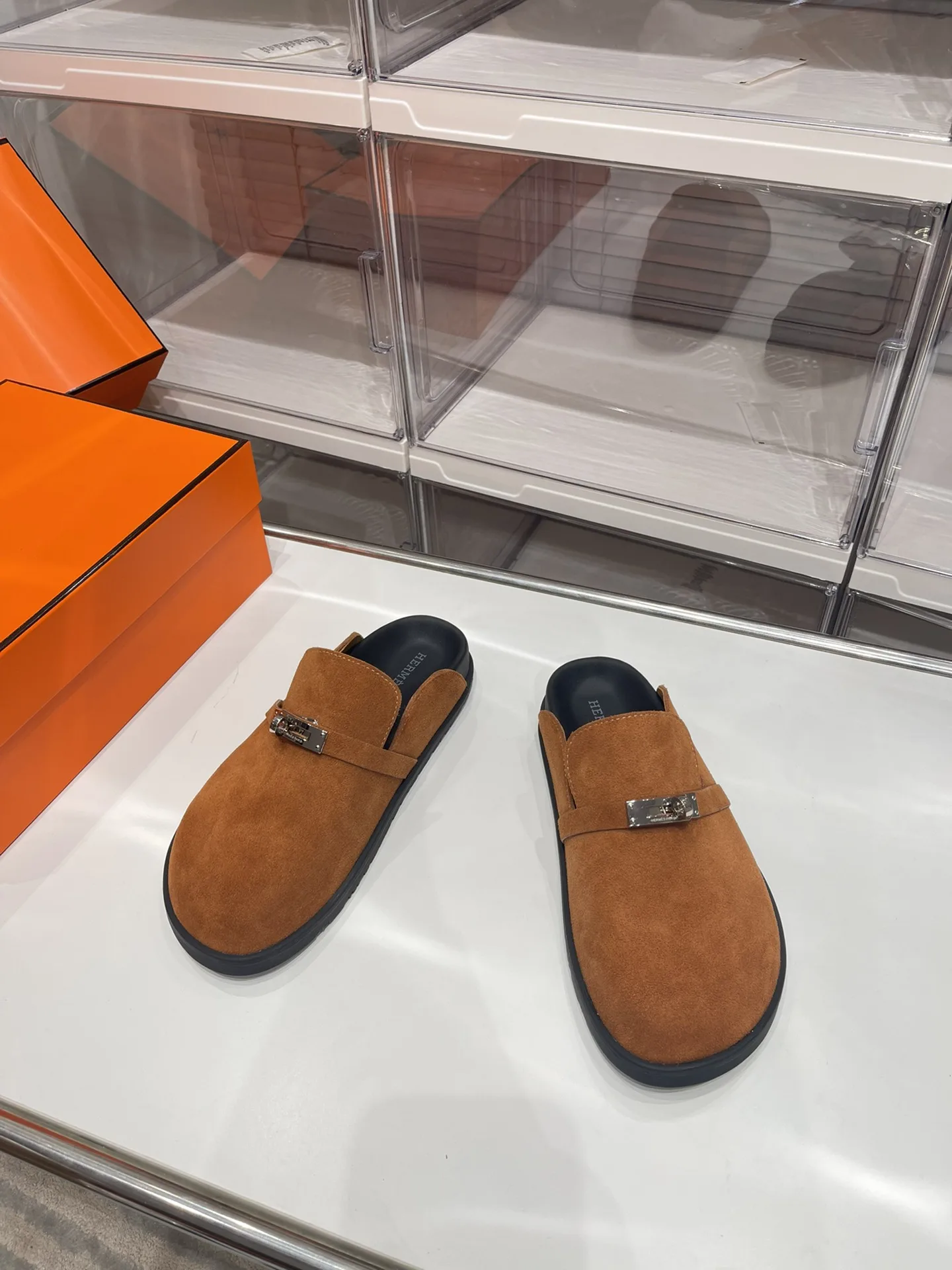 Luxury Hermes Hausschuhe Preisgarantie Klassisches Passt Lässig doch