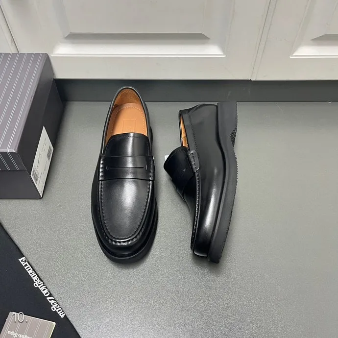 High Quality Zegna Herrenlederschuhe Lederschuhe Neue Ermenegildo Zegna zeitlosen Schuhe