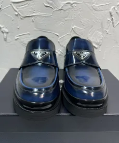 Luxury Prada DerbySchuhe Loafer importierte offene erhältlich Komplettes Größen