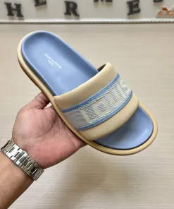 Luxus Louis Vuitton Sandalen zeitgleich Boutiquen Obermaterial originalem Monogramm