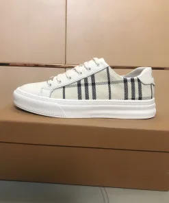 Premium Burberry HerrenFreizeitschuhe Klassischer importierter bedrucktem Stoff bequem