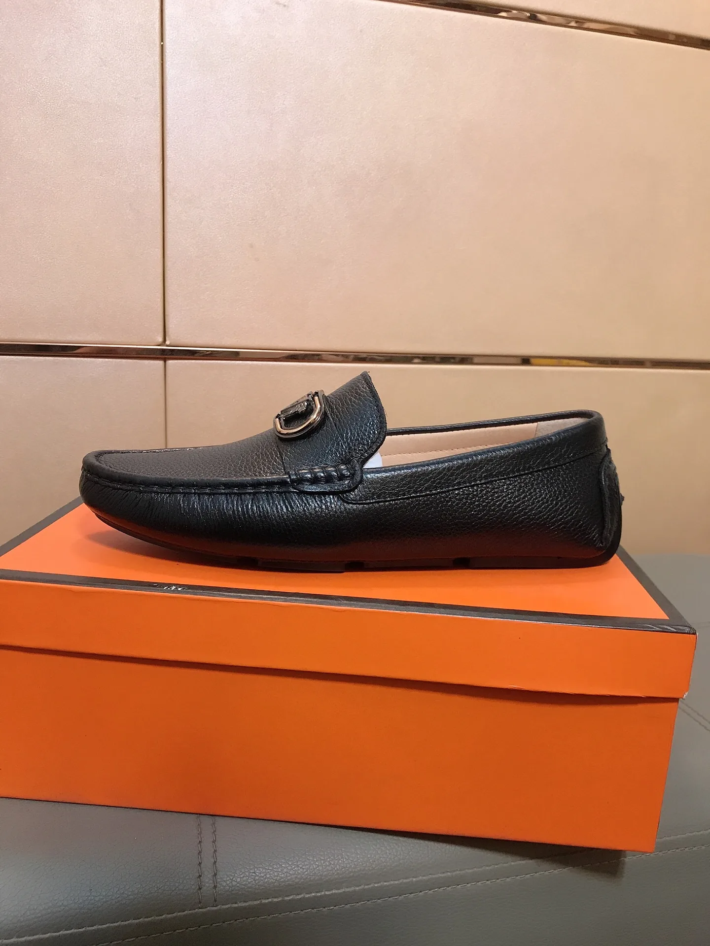 Premium Versace Loafer Lässige Loafer Obermaterial importiertem Schweinslederfutter