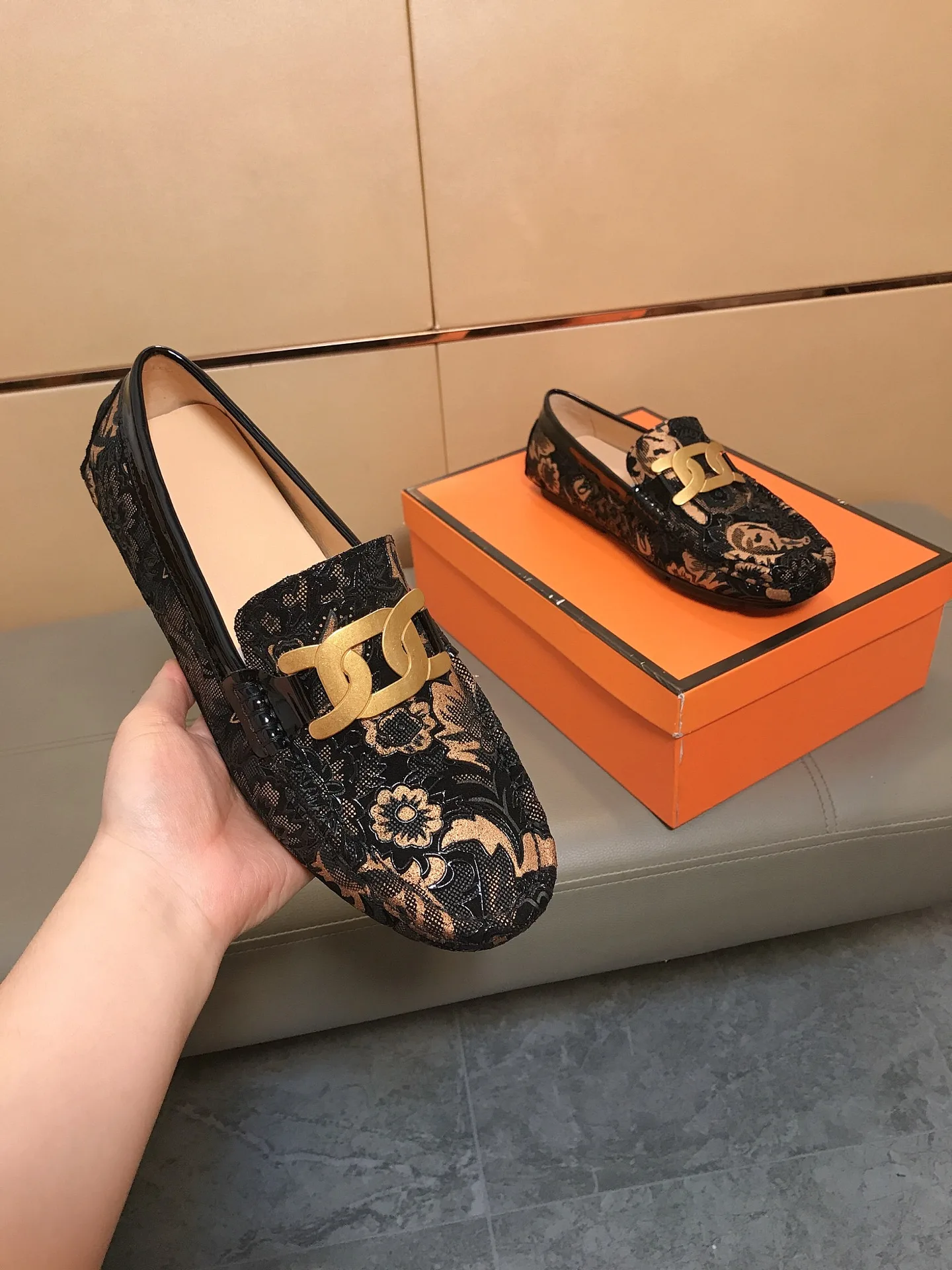 High Quality Todes Loafer Fahrschuhe aus importiertem italienischem Epoxidleder rutschfeste