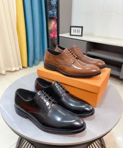 Hochwertige Louis Vuitton Lederschuhe Freizeitschuhe aus Leder Business Casual Lederschuhe