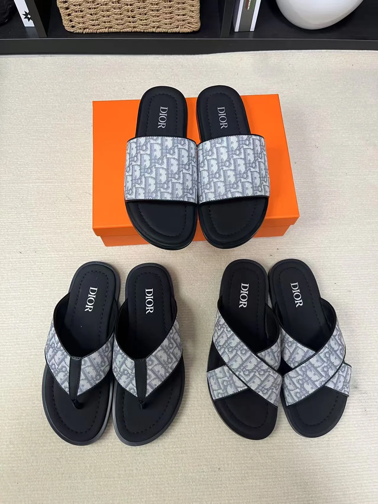 Premium Dior Sandalen Diese Dior Aqua Teil Dior