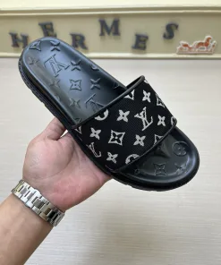 Hochwertige Louis Vuitton Ballerinas Sandalen Strandschuhe Exklusiv weich bequem Ausbleichen oder