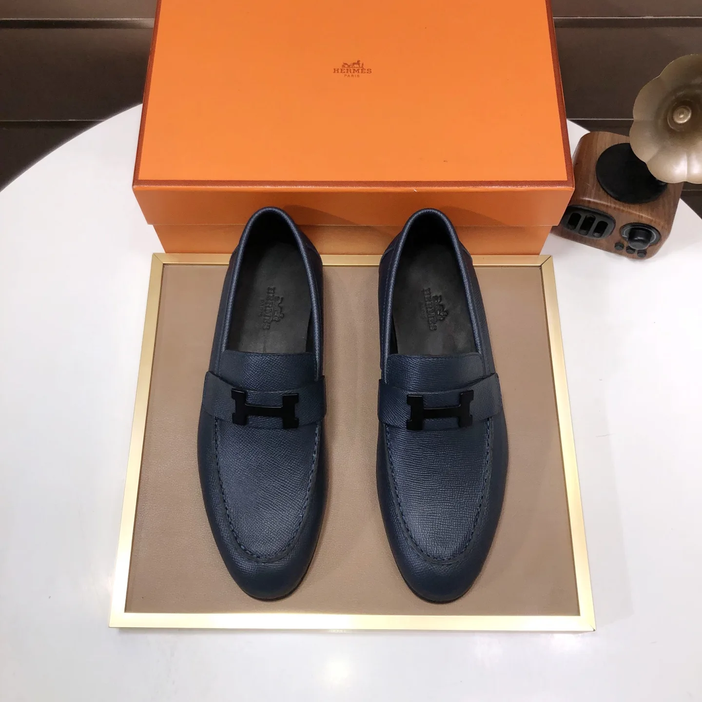 Premium Hermes Lederschuhe Fabrikpreis erhältlich diese Schuhe setzen
