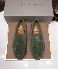 Hochwertige Brunello Cucinelli Slipper Lederschuhe neuen Brunello Cucinelli sind Werk