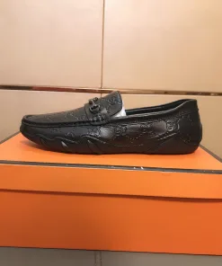 Hochwertiger Gucci Loafer Loafersschuh präsentiert neueste Serie Obermaterial