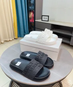 Hochwertige Versace Hausschuhe Lässige Hausschuhe Versace Größen