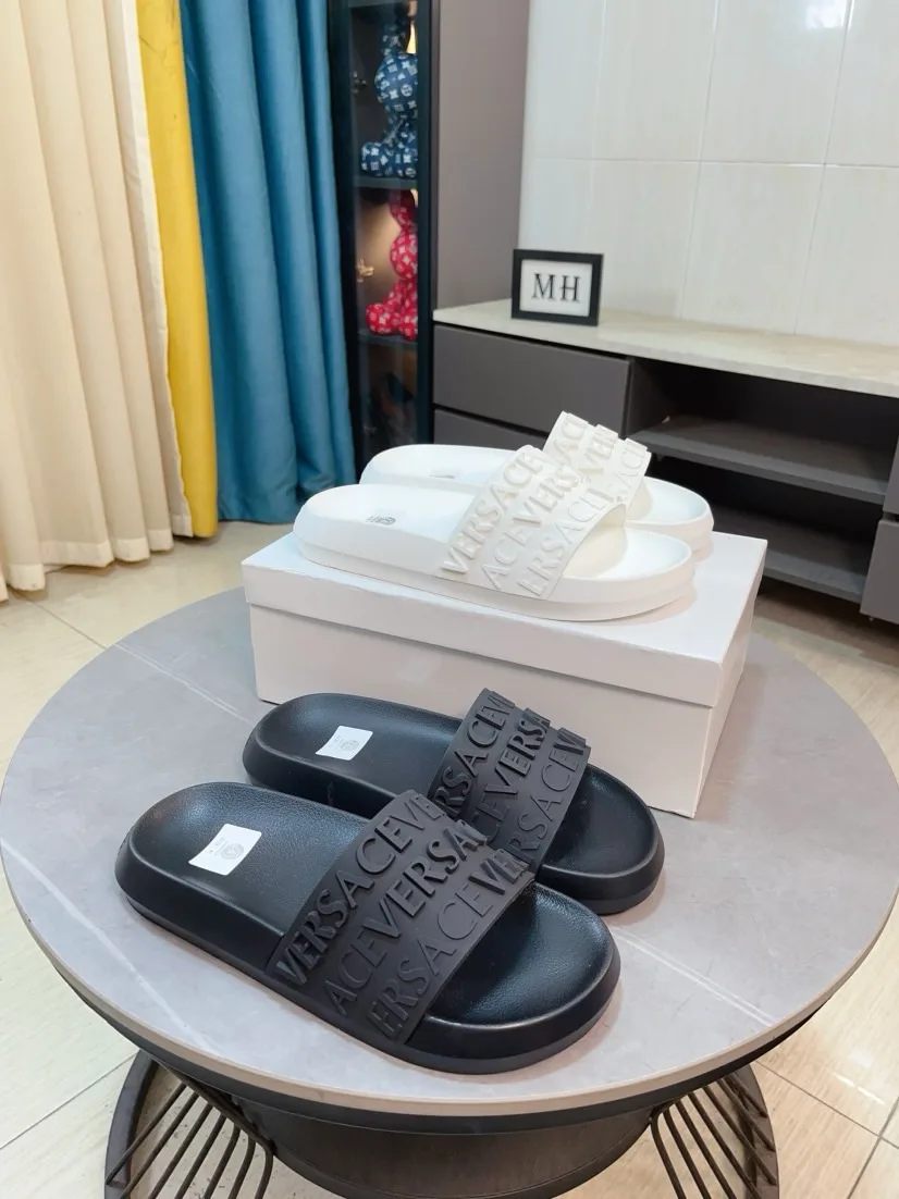 Hochwertige Versace Hausschuhe Lässige Hausschuhe Versace Größen