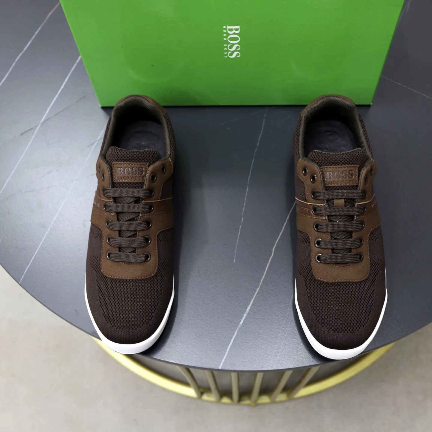 Luxury CHEF HerrenFreizeitsportschuhe Boss originelles Obermaterial importiertem italienischem