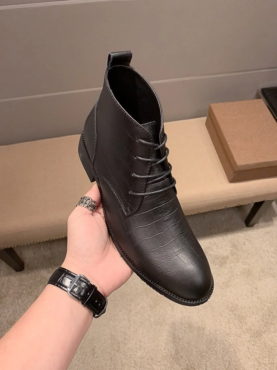 Luxus Hermes Lederschuhe Freizeitschuhe aus Leder Hochwertige