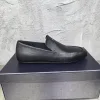 Hochwertige Prada Slipper Herrenlederschuhe Lederschuhe Shuffle Monk Obermaterial importiertem Futter
