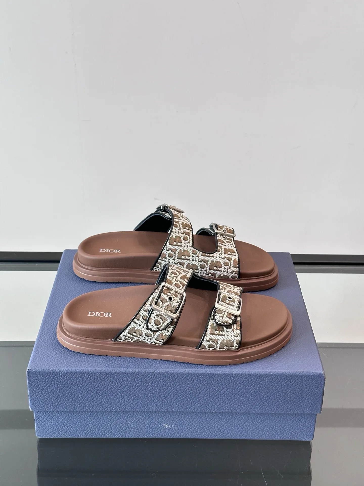 Premium Dior Sandalen Herrensandalen Dior Aqua Designklassiker Dior Haute