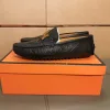 Hochwertiger Hermes Loafer Loafer mit neuestem Gefertigt geprägtem italienischem