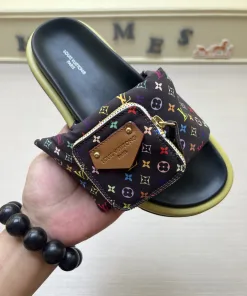 Premium Louis Vuitton Hausschuhe CoupleStyle Schubladenbox Louis neueste bedruckte