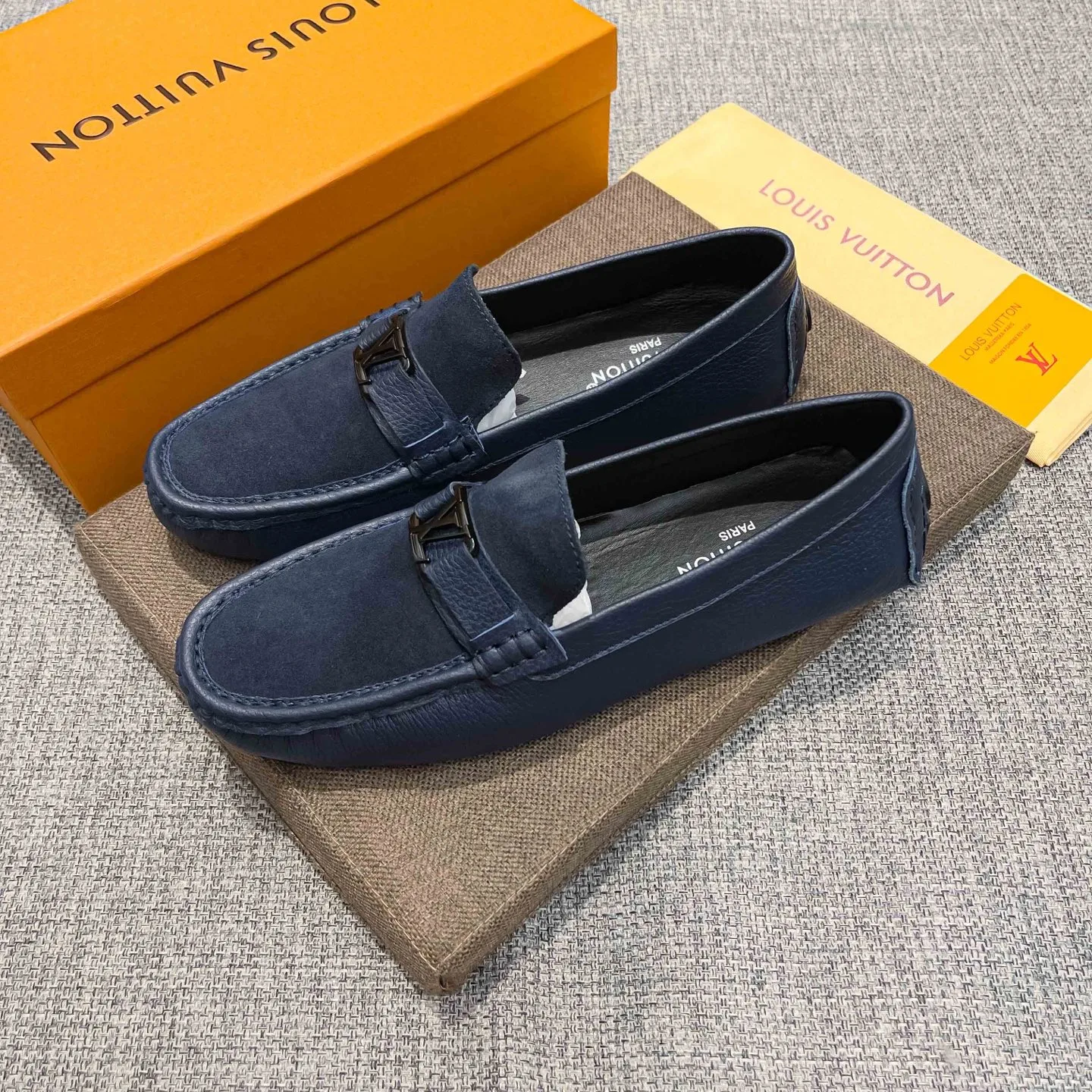 Luxus Louis Vuitton Loafer Offizieller Louis Vuitton Elegante Freizeitschuhe