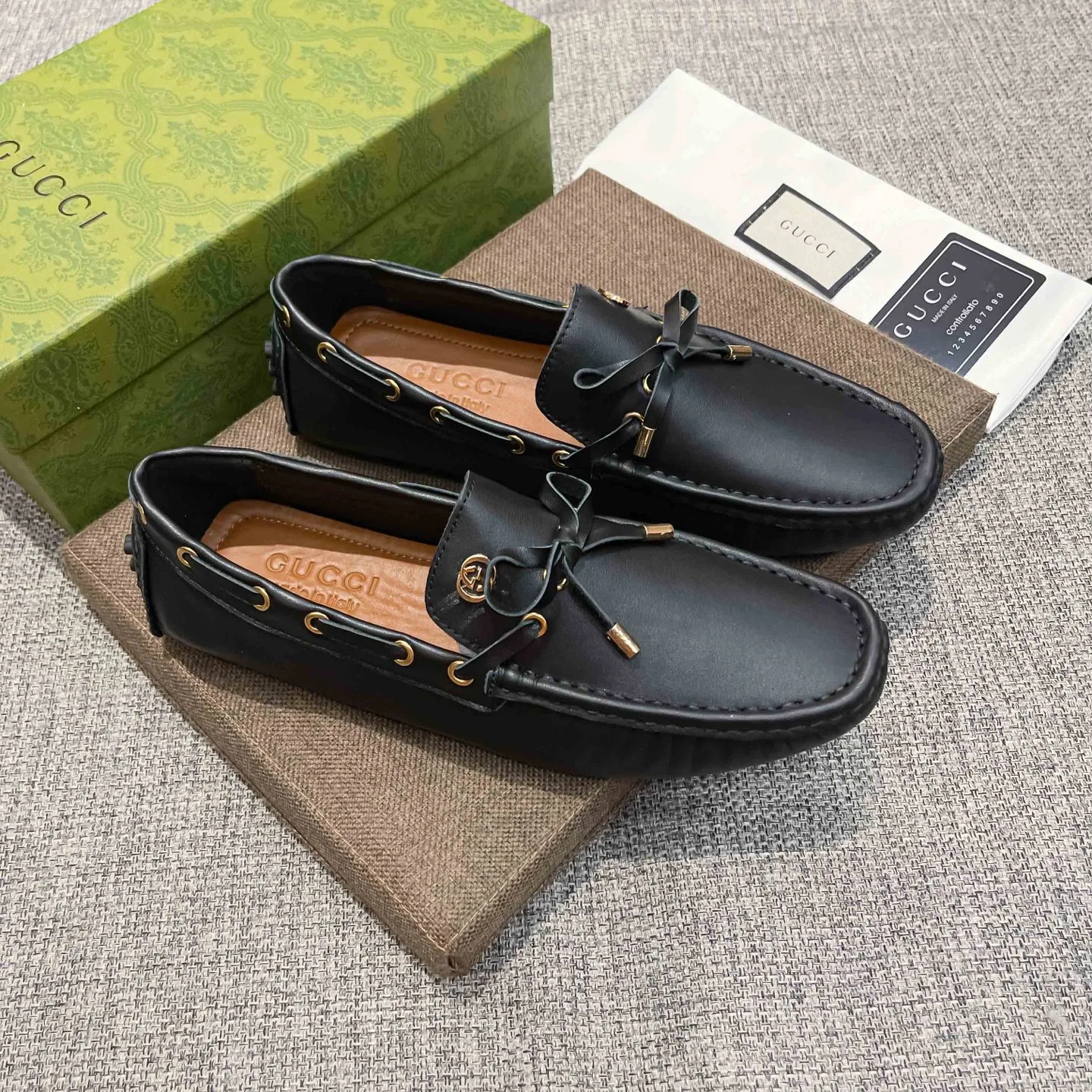 Luxus-Loafer von Gucci. Tatsächlich