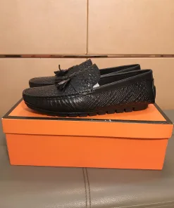 High Quality Louis Vuitton Loafer lässige Fahrschuhe mit geprägtem italienischem rutschfester